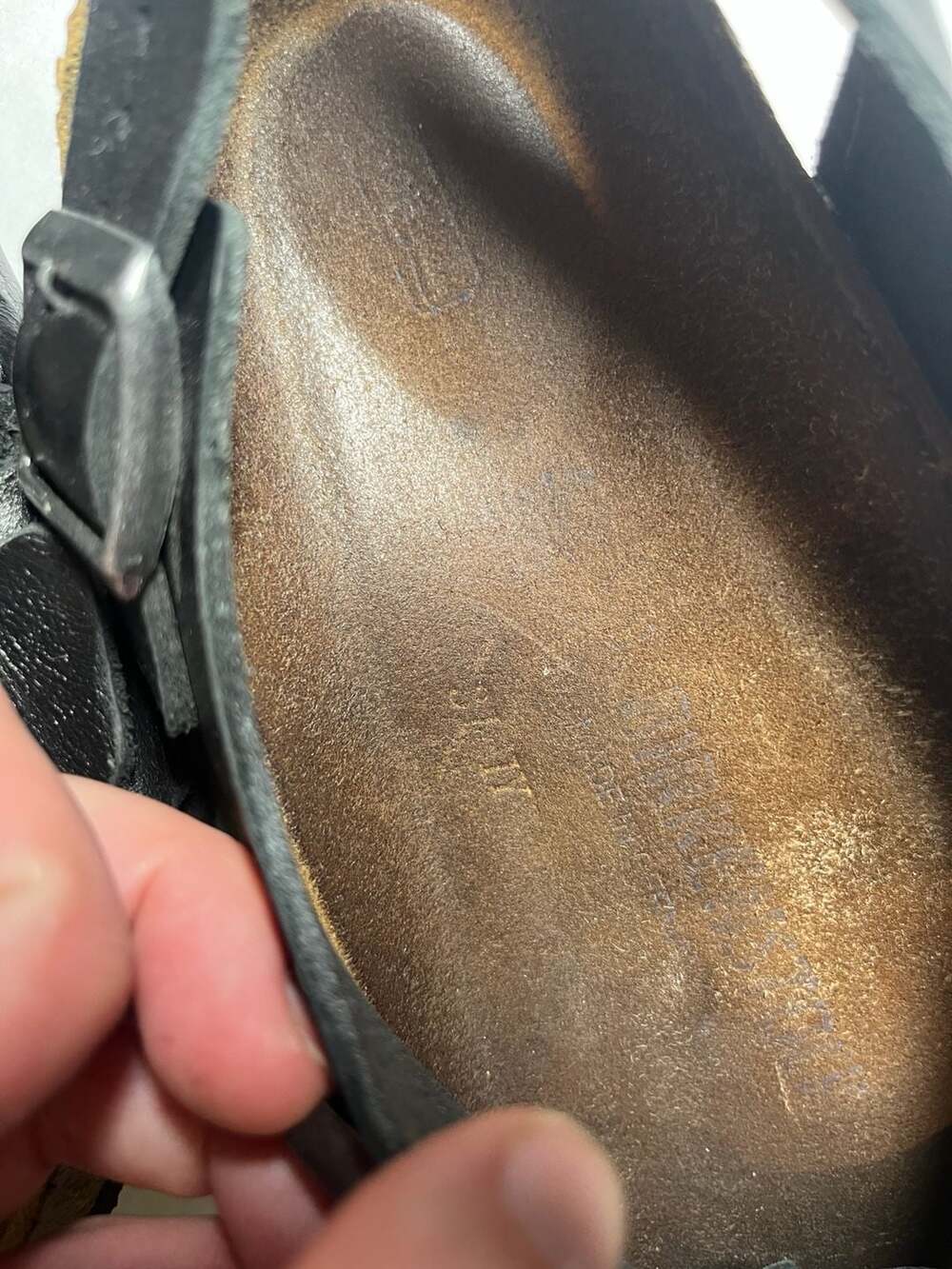 Birkenstock Milano Black Leather Sandals Size 37 - Picture 4 of 8